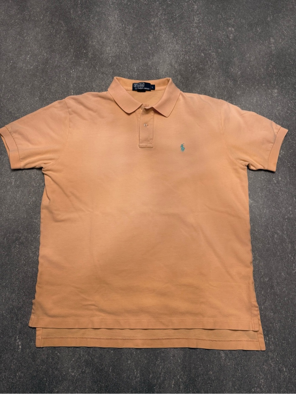 EUC Men’s Vintage Y2K Polo Ralph Lauren Orange Sorbet Polo Shirt - Size L